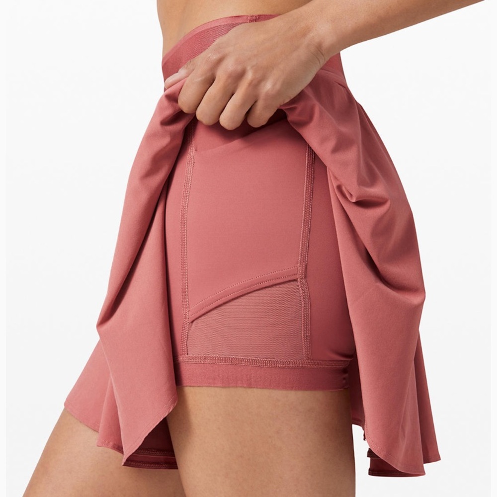 🍒Lululemon Court Rival High Rise Skirt Tall-Cherry Tint-12/14🍒 - Picture 10 of 16